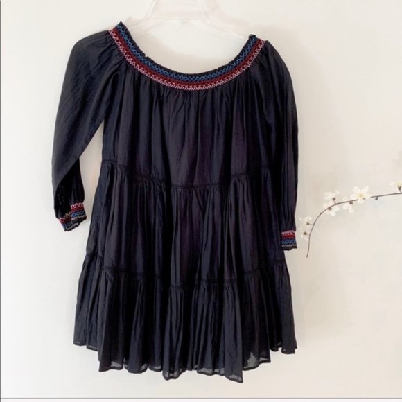 Free People Sunbeams Embroidered Mini Dress XS NWT - Picture 6 of 9